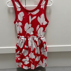 GAP Red and White Kids Casual Dress